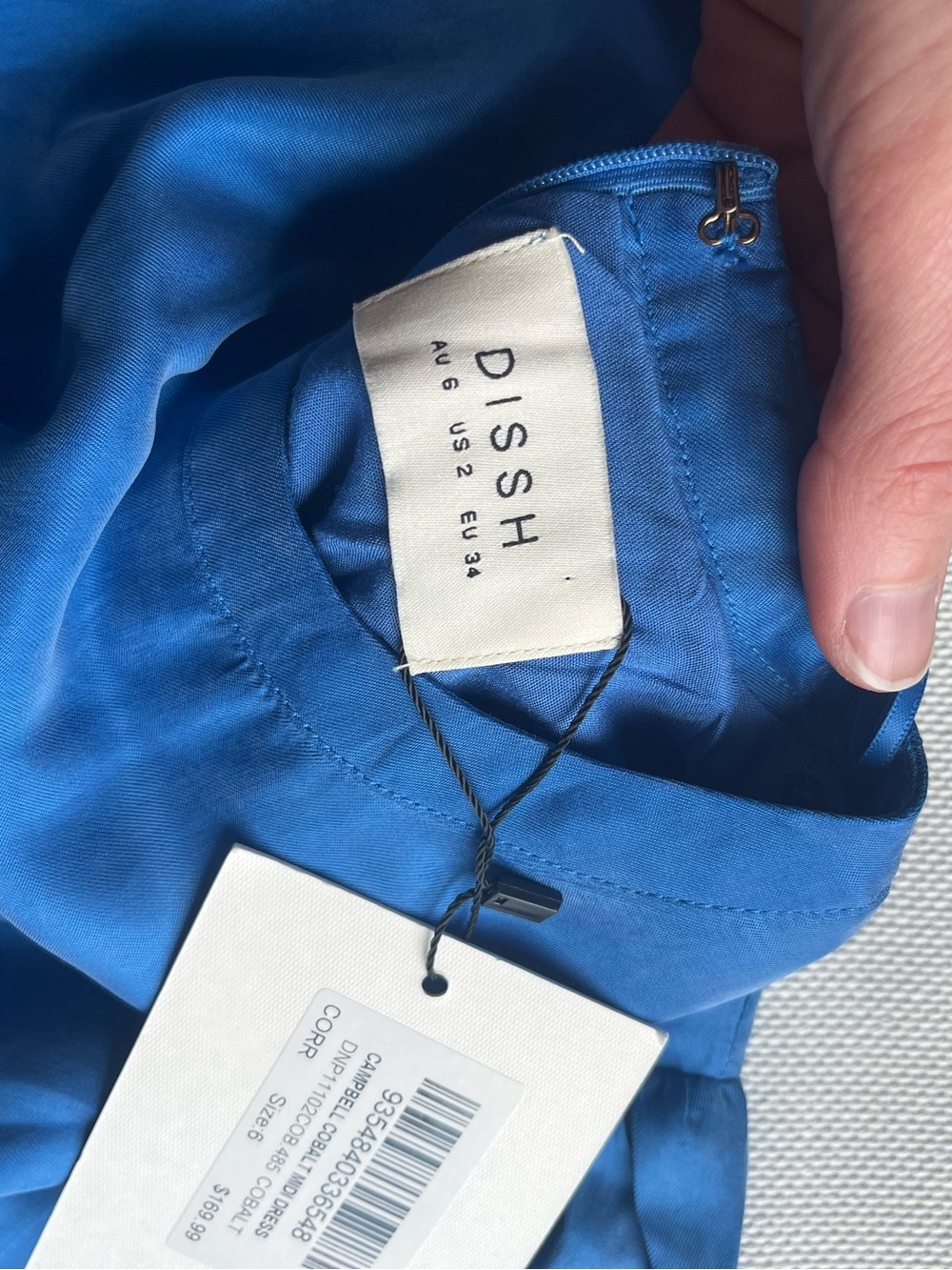 DISSH blue maxi dress size 2, XS - Picture 4 of 7